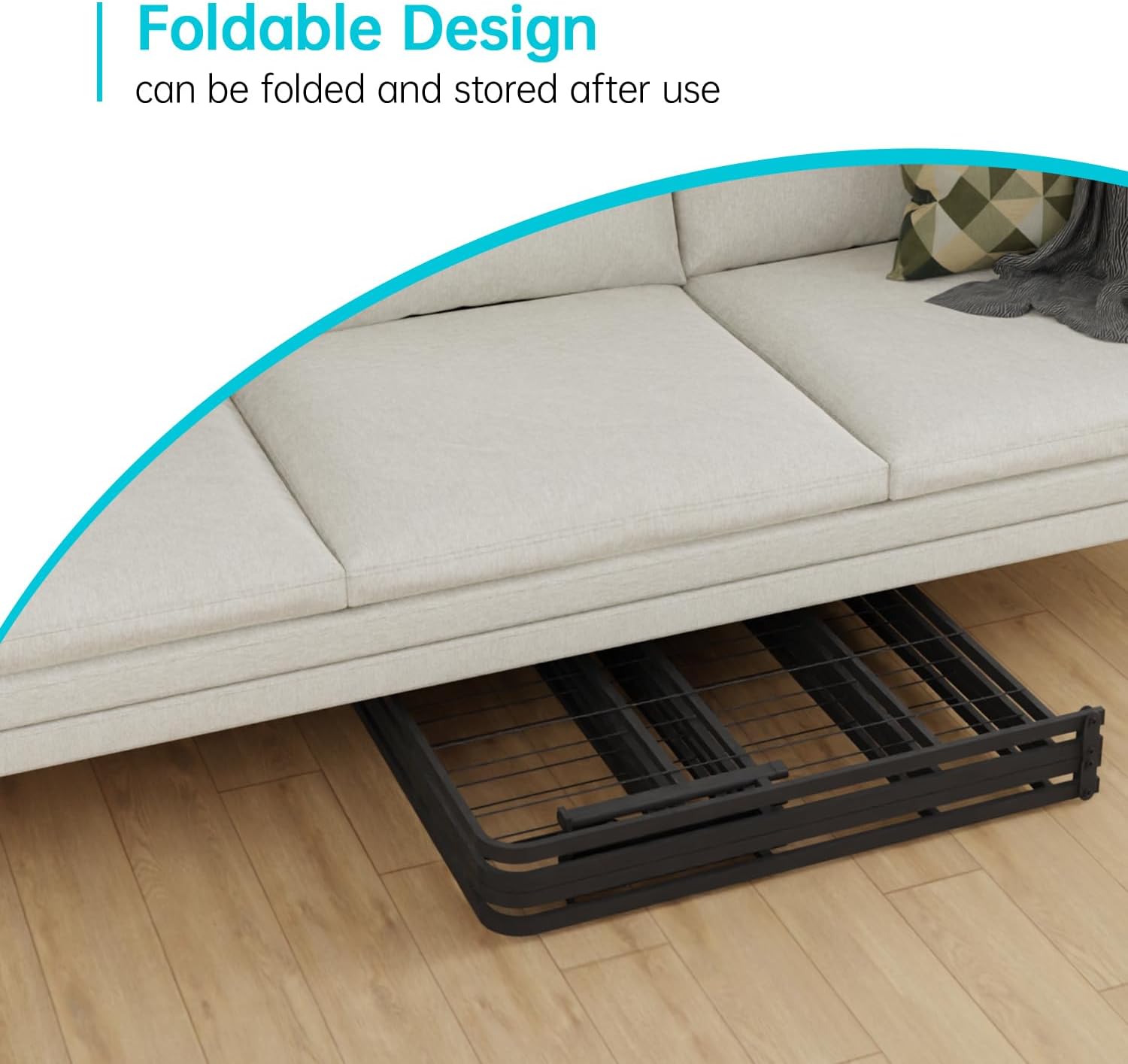 con cabecero y pie de cama, marco de cama de plataforma de metal de 14 pulgadas, almacenamiento debajo de la cama, soporte de listones de metal fuerte, base de colchón No se necesita somier